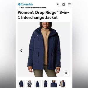Columbia Drop Ridge Interchange Jacket 3-in-1 Medium
